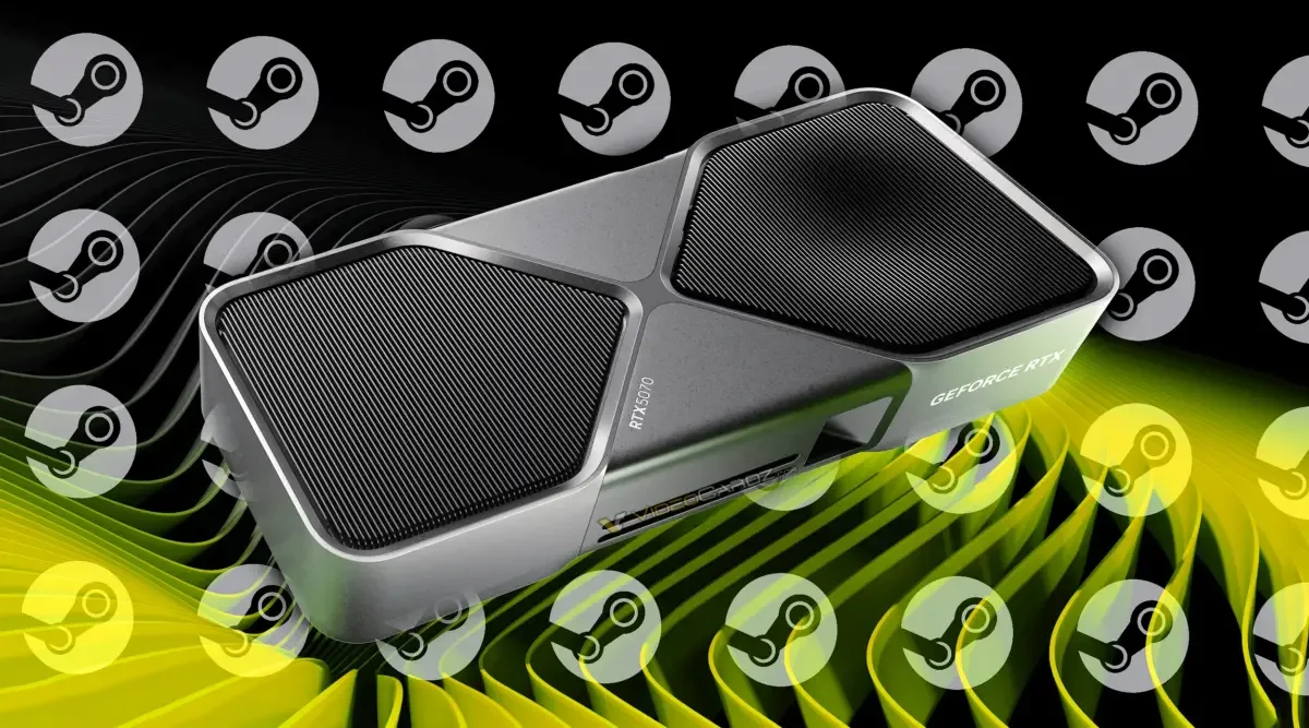 GeForce RTX 5070 se tornou a placa de vídeo mais popular da Steam.