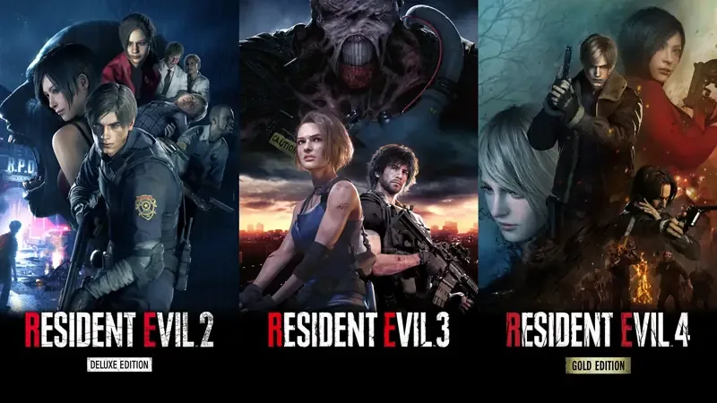 Resident Evil 2, 3 e 4 chegam ao Switch 2 em versão digital