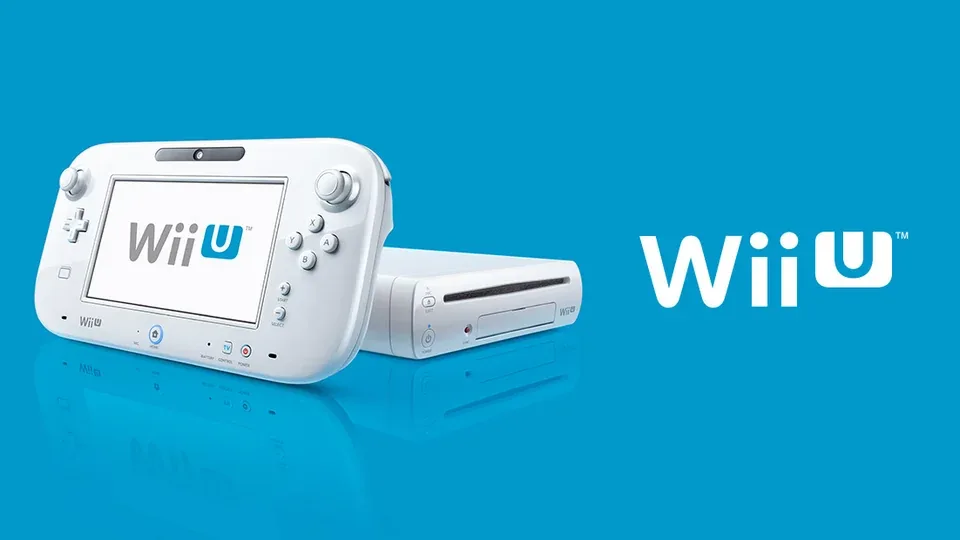 Console Wii U branco e GamePad em imagem oficial