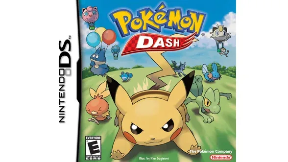 Arte de capa de Pokémon Dash para Nintendo DS