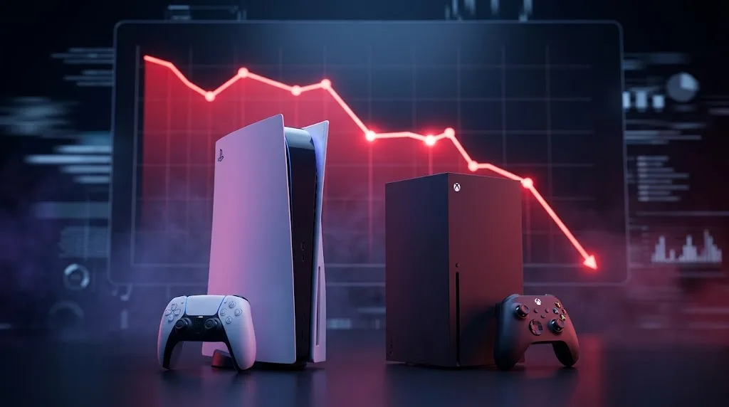 Vendas de PS5 e Xbox desabam e mercado entra no pior momento desde os anos 80