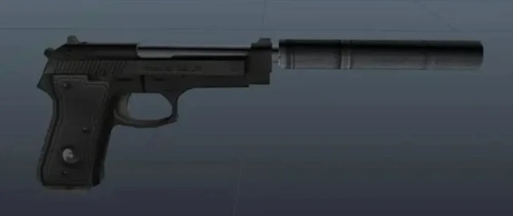 GTA IV Silenced Pistol model